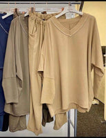 V neck plus size loungewear - Layna’s Boutique   clothing boutique loungewear, tracksuits, dresses