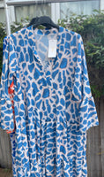 Giraffe print long dresses